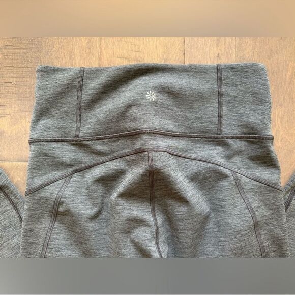 Athleta Rainier Heathered Tights Gray SP - Picture 6 of 10